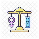 Equal Pay  Icon