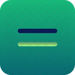 Equal sign  Icon
