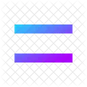 Equal Sign Icon