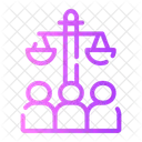 Equality Justice Scale Miscellaneous Icon