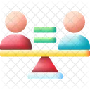 Equality Balance Woman Icon
