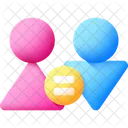 Equality Balance Woman Icon