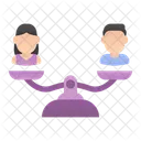 Feminism Genders Balance Icon