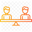 Equality Comparison Justice Icon
