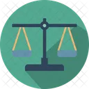 Equality in business balance scale  Icon