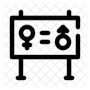 Equality-justice-gender-human rights-benner  Icon