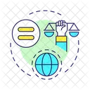 Right Equality Law Icon