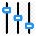 Equalizador Ajuste Configuracoes Ícone