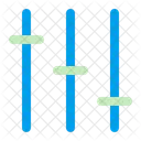 Equalizador Ajuste Configuracoes Ícone