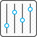 Equalizador Configuracao Controle Ícone