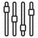 Equalizador Configuracao Configuracao Ícone