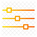 Equalizador Interface Configuracao Ícone