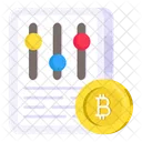 Equalizador De Bitcoin Equalizador De Criptomoeda Criptografia Btc 아이콘