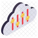 Equalizador De Nuvem Equalizador De Volume Ajustador De Som Ícone