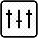Volume Equalizador Controlador Ícone
