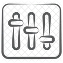 Configuracoes De Som Equalizador Ajustador De Som Ícone