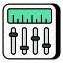 Equalizador De Volume Controlador De Volume Ajustador De Volume Ícone