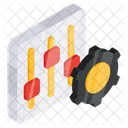 Gerenciamento De Equalizador Controlador De Volume Ajustador De Volume Ícone