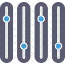 Equalizador Preferencias Musicais Configuracoes De Som Icono