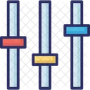Equalizador Multimidia Preferencias Musicais Icono