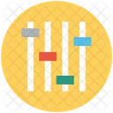 Equalizador Preferencias Musicais Configuracoes De Som Icono