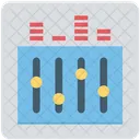 Equalizador Preferencias Musicais Configuracoes De Som Icono