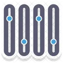 Equalizador Preferencias Musicais Configuracoes De Som Icono