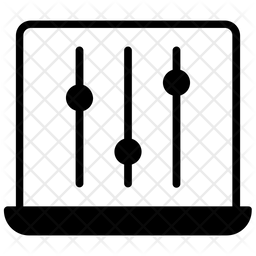 Equalizer Icon - Download in Glyph Style