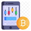 Online Money Bitcoin Marketplace Equalizer Crypto Icon