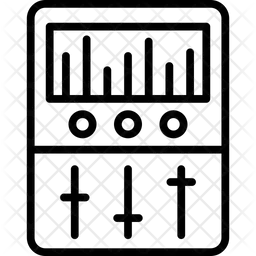 이퀄라이저 장치  아이콘