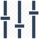 Equalizer Multimedia Musikeinstellungen Symbol