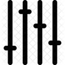 Equalizer Multimedia Musikeinstellungen Symbol