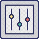 Equalizer Multimedia Musikeinstellungen Symbol
