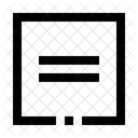 Equals Sign Symbol Same Icon