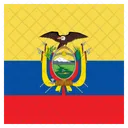 Equateur Drapeau Icône