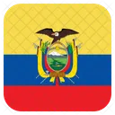 Equateur Drapeau Icône