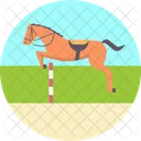 Equestrian Show Jumping Icon