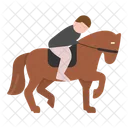 Horse Riding Animal Icon