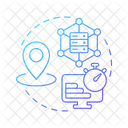 Equilibrage De Charge Des Donnees Stockage De Donnees Equilibrage De Charge De Lordinateur Icône