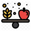 Equilibrio de la dieta  Icono
