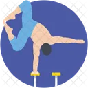 Mano Equilibrio Gimnasta Icono