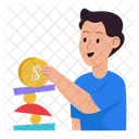 Equilibrium Equilibrium Price Equality Icon