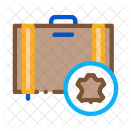Equipaje de cuero  Icono