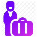Equipaje Asistente Botones Icon