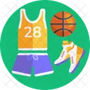 Pacote Inicial De Basquete Equipamento De Basquete Camisa Ícone