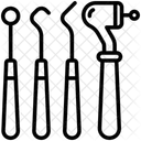 Equipamentos Odontologicos Instrumentos Odontologicos Escalador Periodontal Ícone