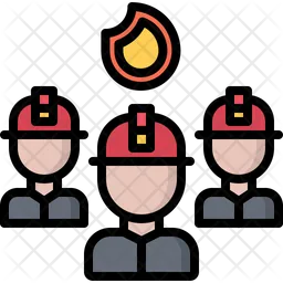 Equipe de bombeiros  Ícone