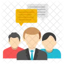 Equipe Commerciale Equipe Daffaires Communaute Daffaires Icône