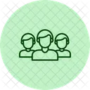 Equipe Commerciale Entreprise Equipe Icône