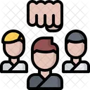 Equipe de artes marciais  Ícone